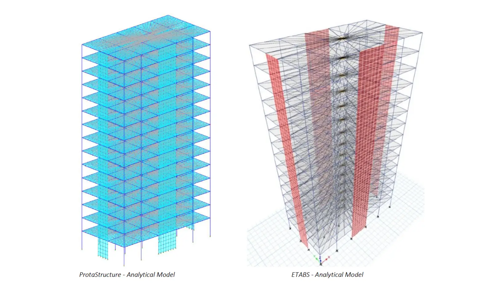 ProtaStructure ETABS Karşılaştırması